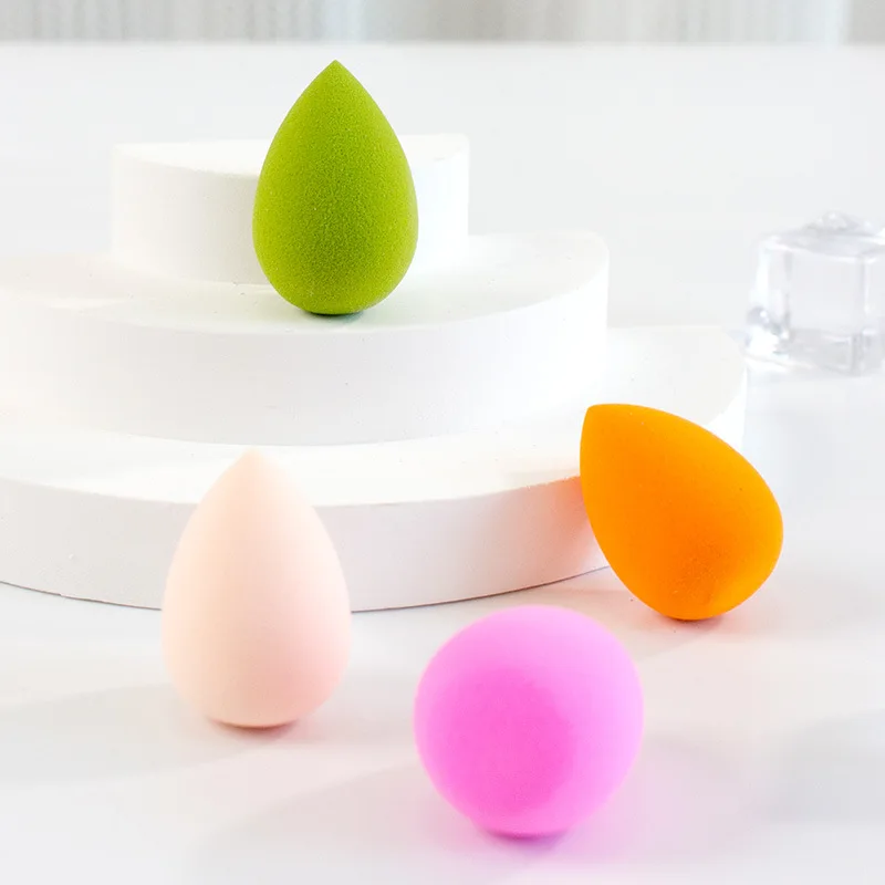 3pcs Non-latex Makeup Sponge Puff Beauty Egg Face Foundation Powder Cream Sponges Cosmetic Puff Powder Puff Makeup Tool 2x3cm