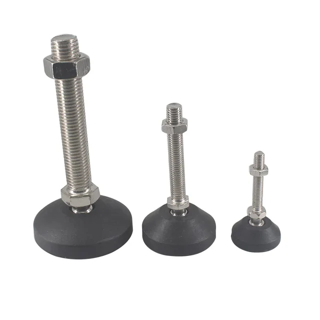 1PC M8 M10 M12 M16 Stopka regulacyjna kierunku Nylon Uniwersalne kopyta Stała kotwica DIY Osprzęt do profilu aluminiowego