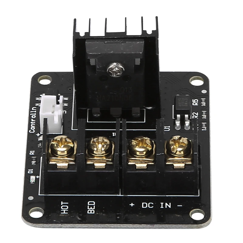 3Dプリンター用のmosfet拡張モジュール,黒いホットベッドモジュール,2ピンリード,anet,a8,a6,a2,互換性