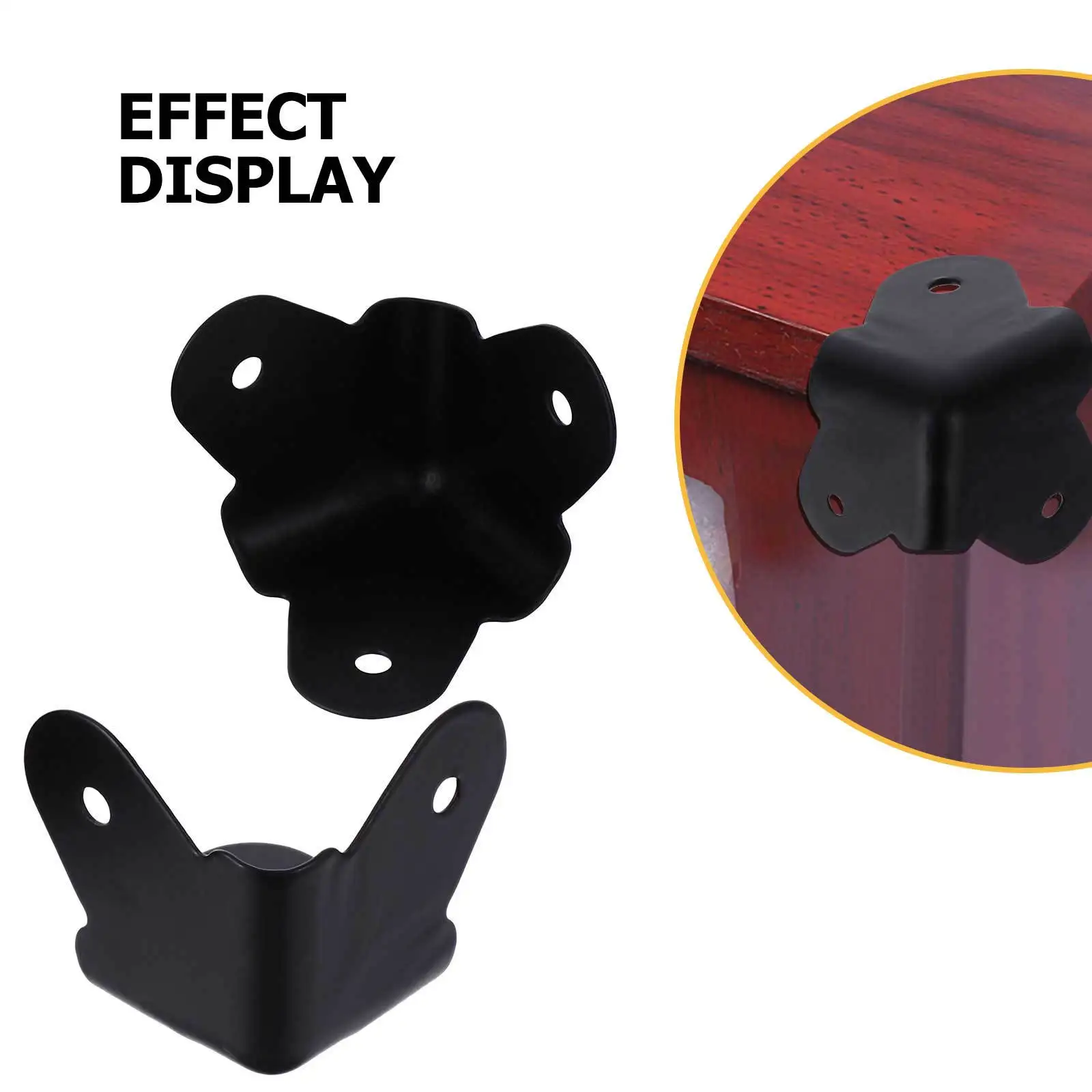 16pcs Speaker Corner Protector Black Durable Cabinet Guard For Speaker Box Amplifier Anti-Collision Bumper Furniture Edge