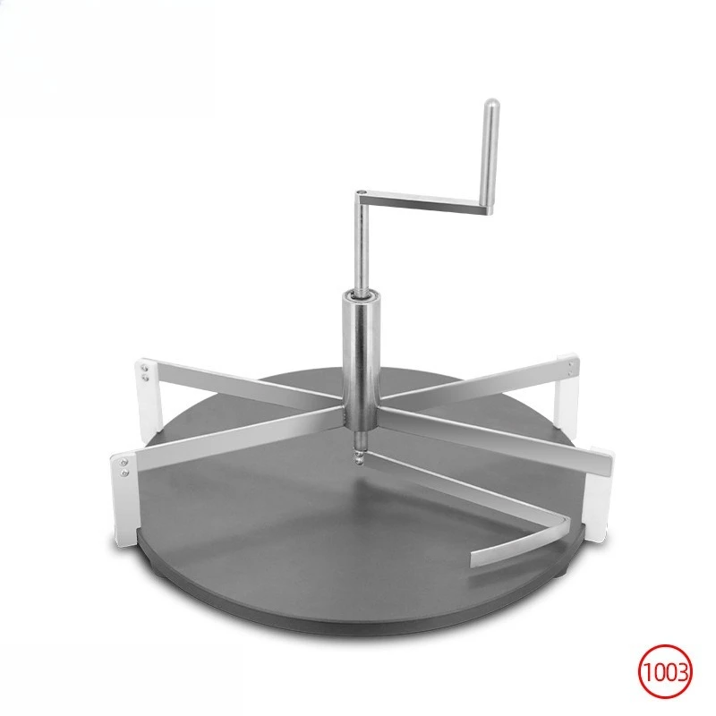 Rotary Pancake Batter Spreader Stainless Steel Crepe Shaping Tool for Commercial Pancake Making