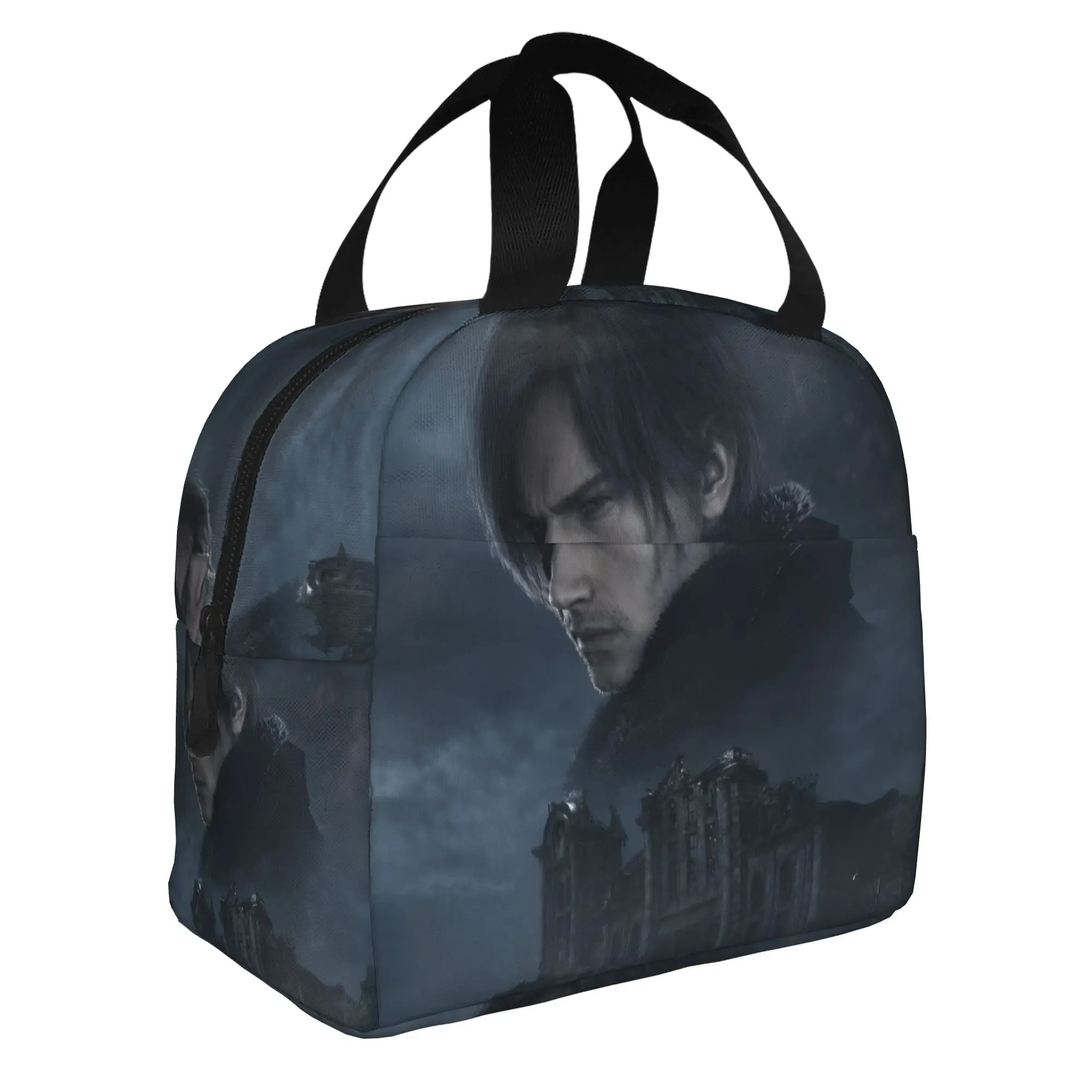 R-Residents Evils 9 Insulated Lunch Bag for Women Leakproof Action Adventure Game Thermal Cooler Lunch Tote School