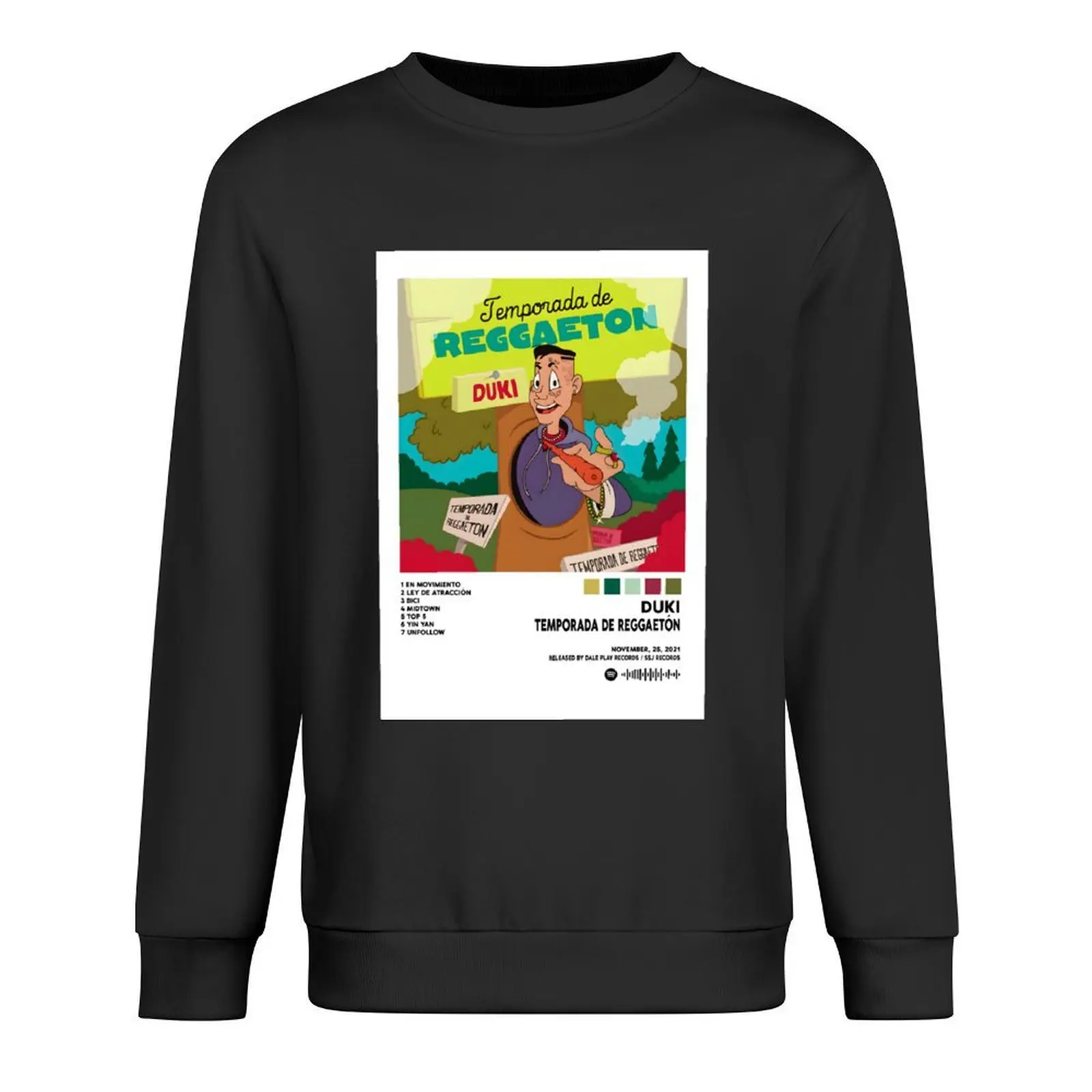 

DUKI - TEMPORADA DE REGGAETON Pullover korean clothes aesthetic clothing male clothes japanese style anime sweatshirt