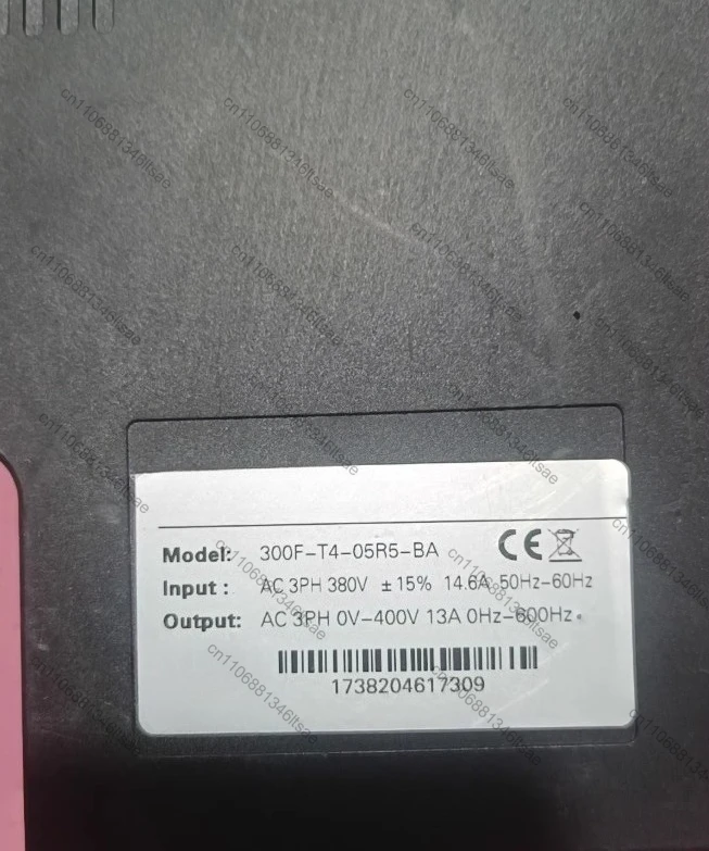1PCS inverter 300F-T4-05R5-BA three-phase 380V input, output 0V-400V, frequency 0-600Hz accessories