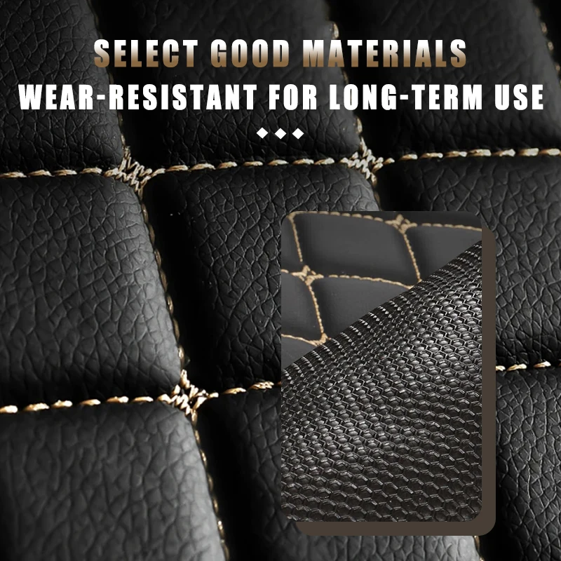 Cargo Liner For BMW X3 2011-2025 Custom Fit All Weather Boot Liner Diamond-Stitch Black Car Trunk Carpet Luggage Protective Pads view 3