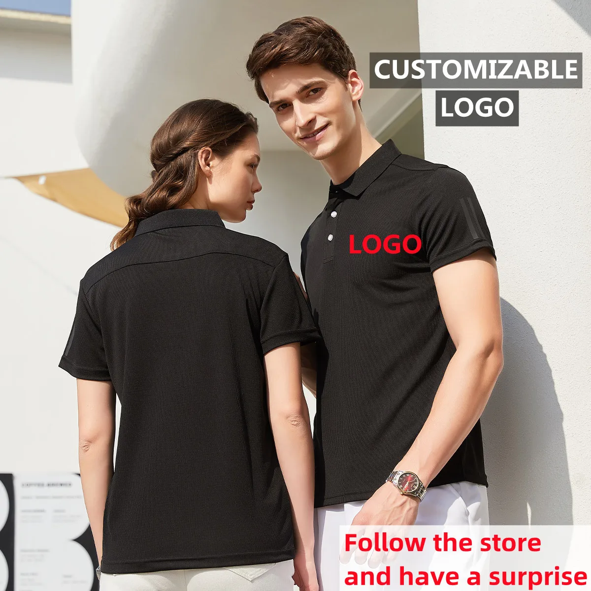Men\'s Golf Shirt Luxury Sports Casual Polo Shirt Quick-drying Breathable Lapel Short-sleeved T-shirt for Man Summer FD22273300