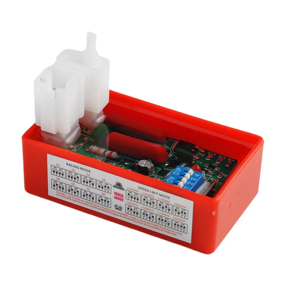 6-pin CDI BOX Motorcycle Modified CDI With DIP Switch CG125 CDI Racing CG150 Competitive Racing Adjustable AC CDI Racing