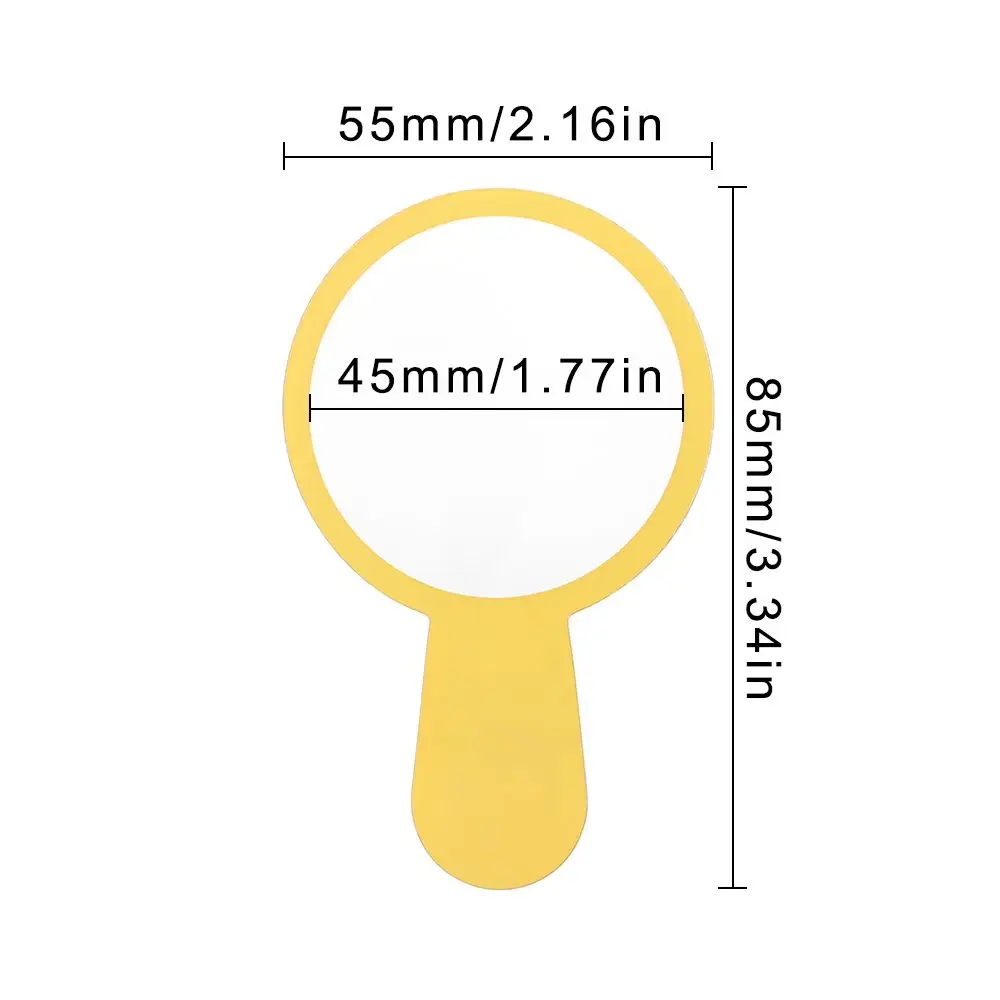 5/10pcs Plastic 45mm Insect viewer 3X Magnifying Jewelry Loupe Hand Held Magnifier Reading Glass Lens