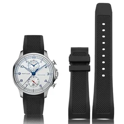 男性用ゴム時計ストラップ,iwcユニバーサルオリジナルスポーツウォッチ用,プラスチックストラップ,22mm