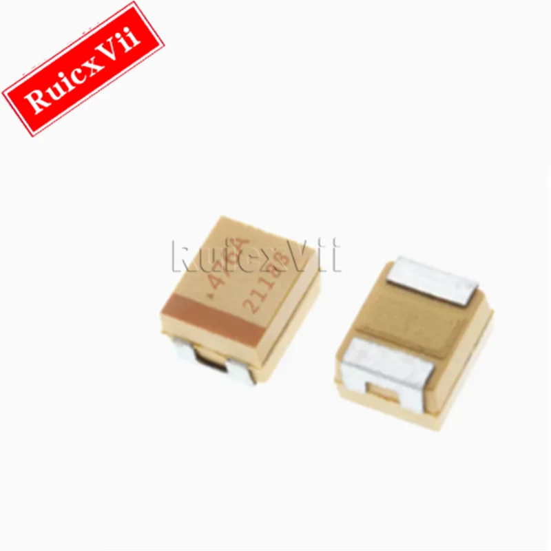 

10pcs TAJB476K010RNJ 1210 Chip Tantalum Capacitor 3528 Type B 10V 47UF ±10% 476A