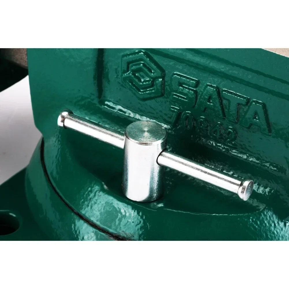 SA TA 4-5" Heavy Du ty Mechanic's Vise with Swivel Base 70841 70842 Workbench