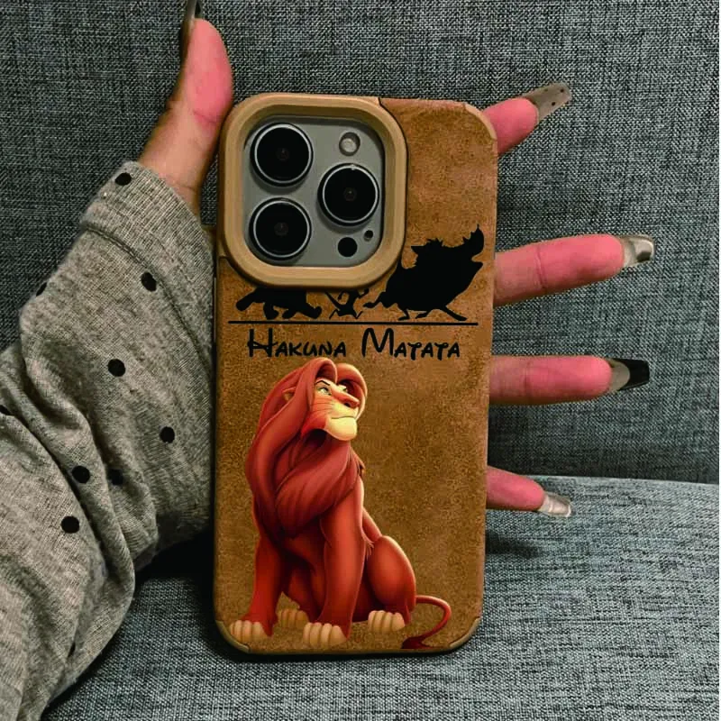 The Lion King Anime For Apple iPhone 17 16 15 14 13 12 11 Plus Pro Max Eyes Large Pore Skin Patch Cover Soft Silicone Phone Case view 3