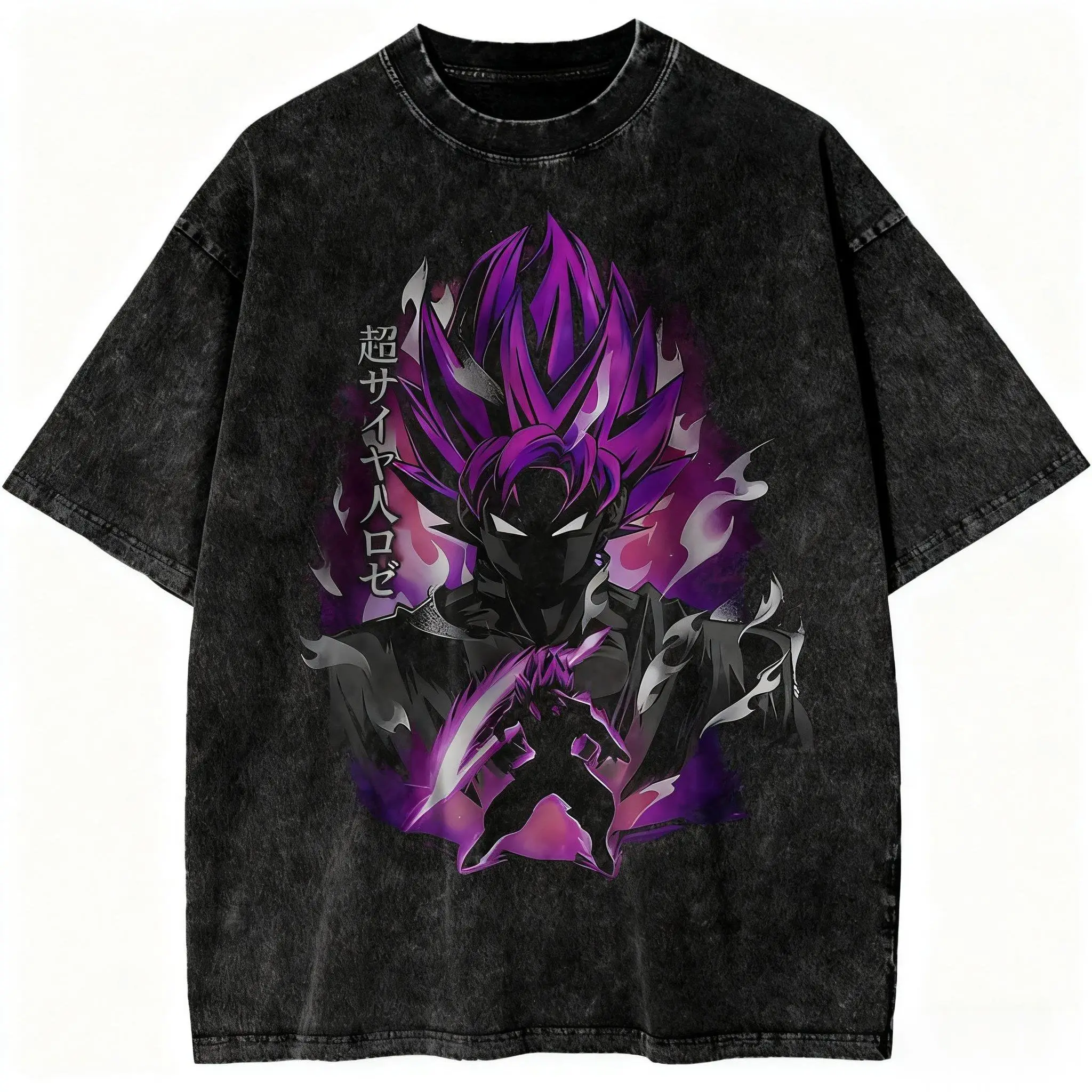Dragon Ball Z Broly Super Saiyan Gym T-shirt Mannen Katoen Korte Mouw Tee Anime Print Top Vintage Wassen Streetwear 2025, Harajuku