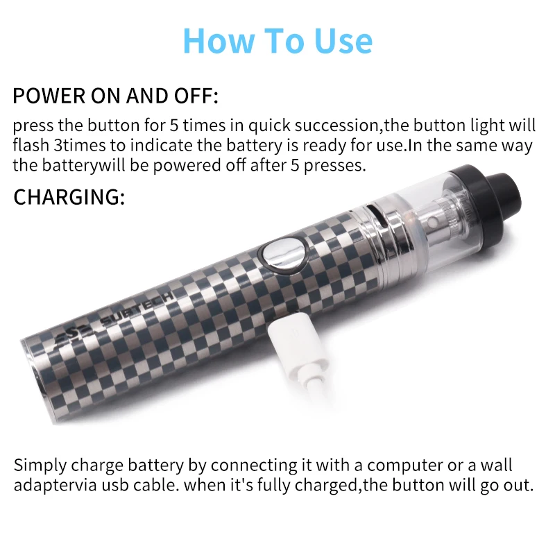 Vape S22 E 22 1100 510 MT3 CE4 Vaper vape accessory for vape kits - gallery image 2