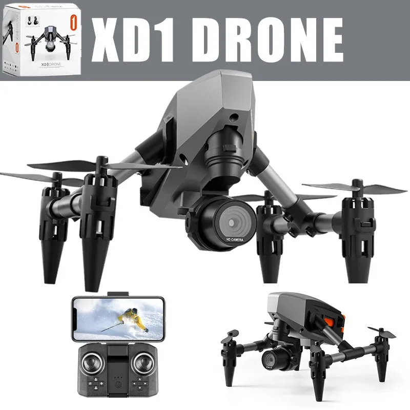 

XD1 Mini Drone 4K HD Dual ESC Camera Optical Flow Positioning Obstacle Avoidance Foldable Quadcopter RC Toy Drones