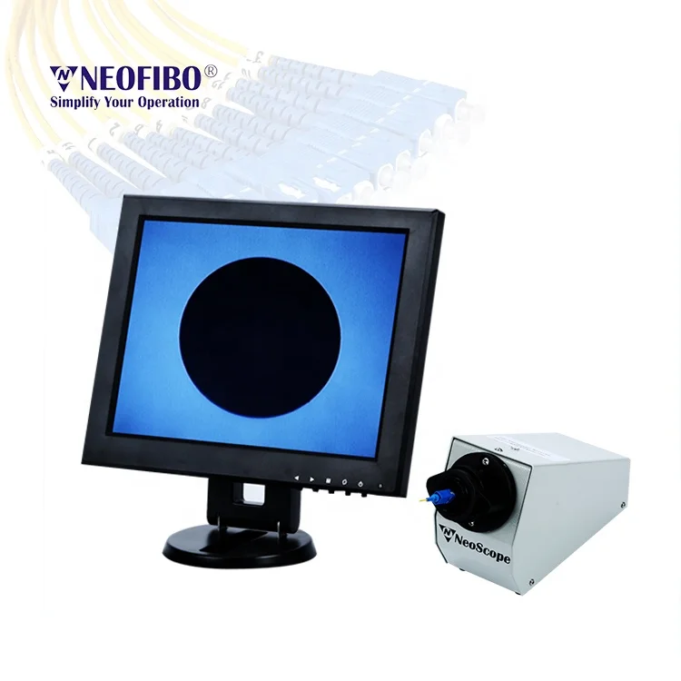 Neofibo FK-410P end face fiber microscope 200x optic inspection camera video inspection probe optic fiber inspection