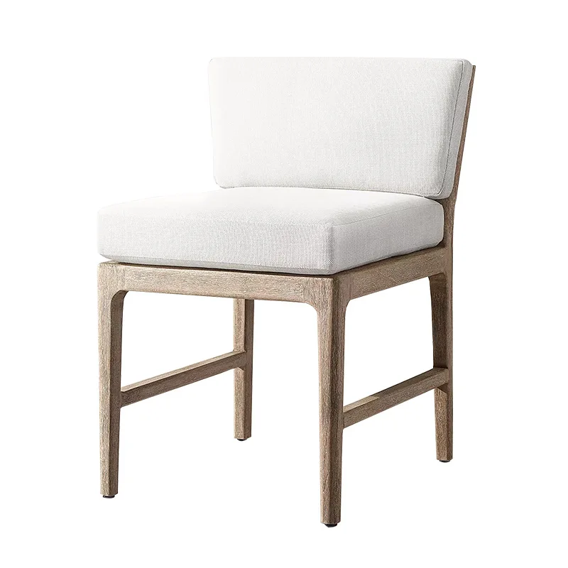 طاولة وكراسي من خشب الساج في الهواء الطلق، كرسي شرفة من الخشب المحافظ، كرسي فناء حديقة، مجموعة طاولة طعام ترفيهية خارجية #5