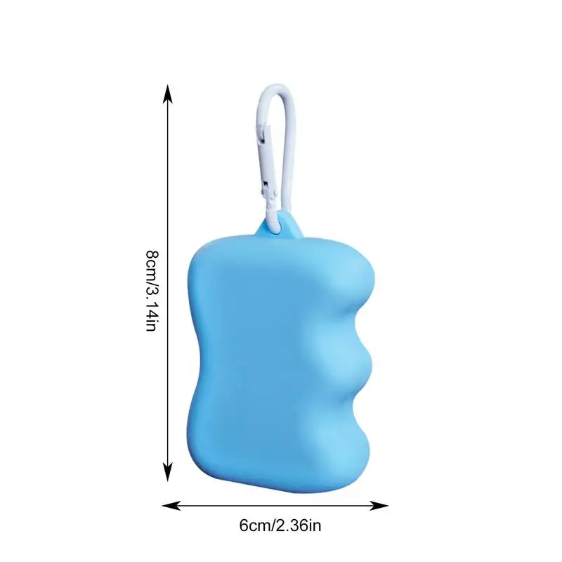 Silicone Dog Treat Pouch Small Training Bag Silicone Dog Walking Treat Bag Fashionable Snack Treat Food Holder Training Pet Pupp