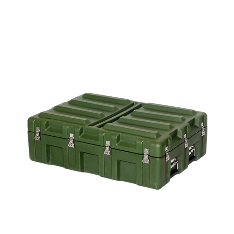 RPG3736 EVEREST Army Green Plastic Transoprt Case Storage Box Storage Cabinet Rotomolding Transport Box