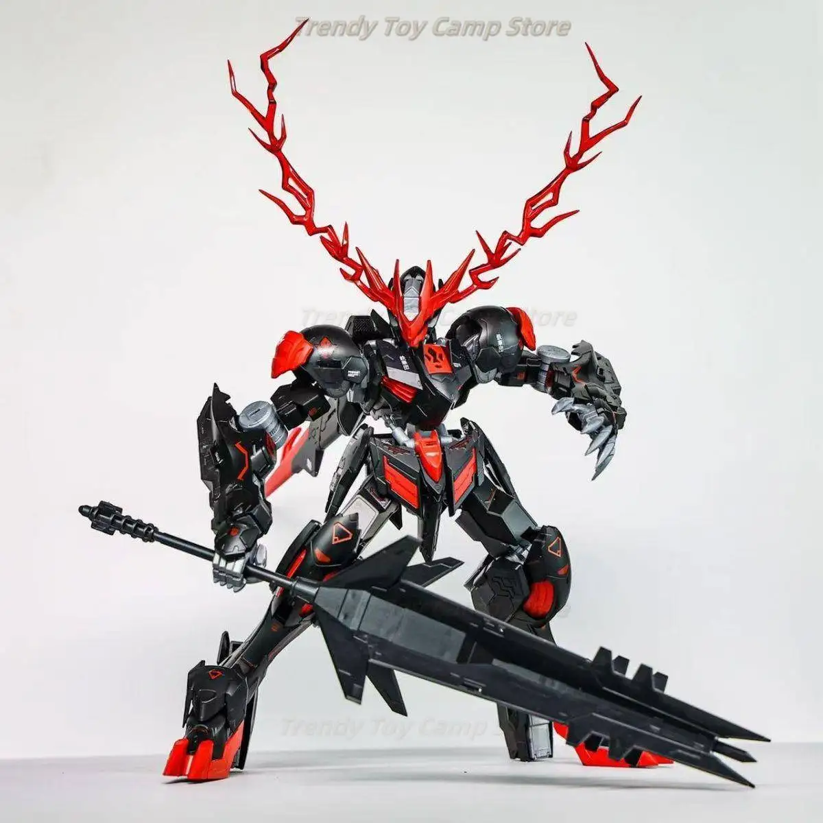 

MAX- Barbatos Black Wolf King TV Усовершенствованная модель императора в форме доски Спрей-вырезка Световая паста для доставки воды Головка Специальные эффекты.