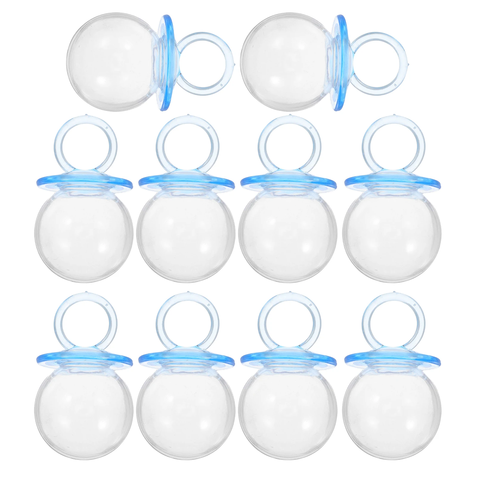 

20pcs Baby Pacifier Candy Boxes Party Favors Bulk Mini Treat Holders Portable Baby Shower Gift Containers for Guests