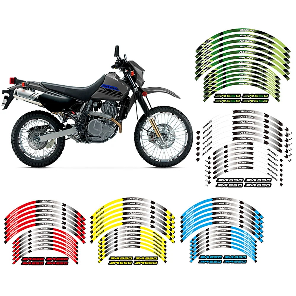 

Наклейка на мотоцикл для SUZUKI DR 650S DR 650SE DR 650SER DR650R 21 "17" RIM Edge внешний обод светоотражающая наклейка полосатые наклейки на колеса