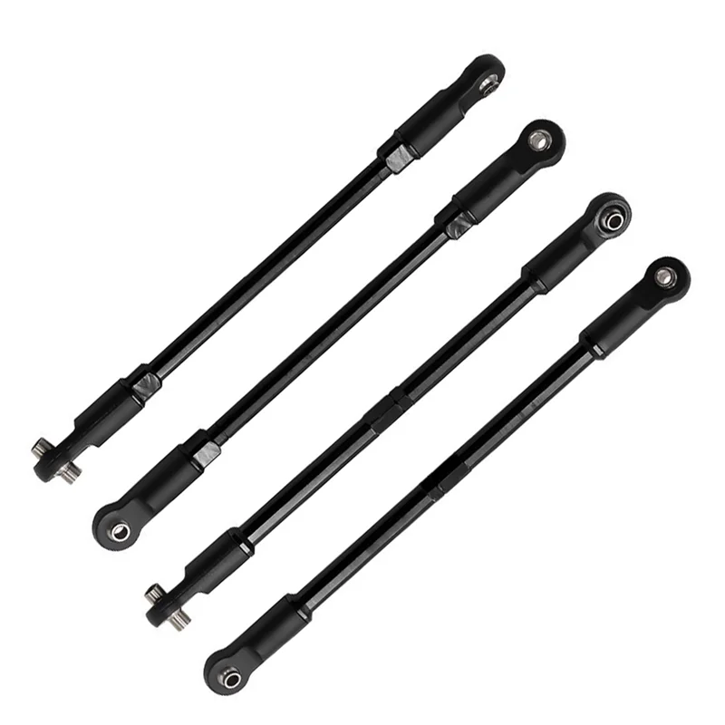 ABSQ-RC カーアップグレードフロントとリアプルロッドキット TRAXXAS E-Maxx/T-Maxx RC カーアクセサリー用