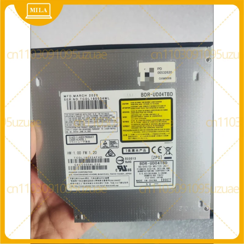 Used For Pioneer BDR-UD04 9.5mm SATA Slim Internal Laptop 4K 3D Blu-ray DVD CD Rewriter Optical Drive