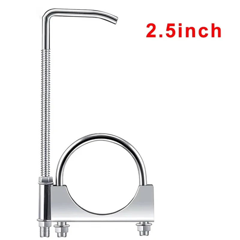 Auto Uitlaat Klem Haak 2.5Inch Uitlaat Klem Met Hanger Uitlaat Klem Klem Met Hanger Achter Uitlaat Hanger Auto tool