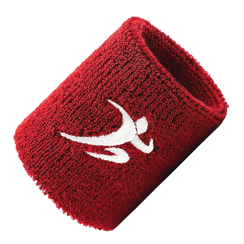 Cotton Sweatbands for Men and Women, Sports Wristband, Moisture Wicking, Athletic Sweatband, Tennis, Basketball, Running, Gym