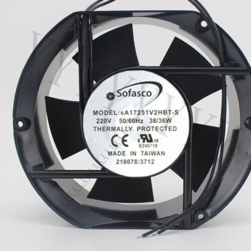 

for I PCS Sofasco Fan sA17251V2HBT-S AC 220V 38/36W 17251 17cm 2 Wire