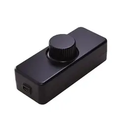 Adjustable LED Dimmer 220V Lights Switch Lighting Control 220V-240V 100W Wall Mounted Button Dimmer Switch Controller Against