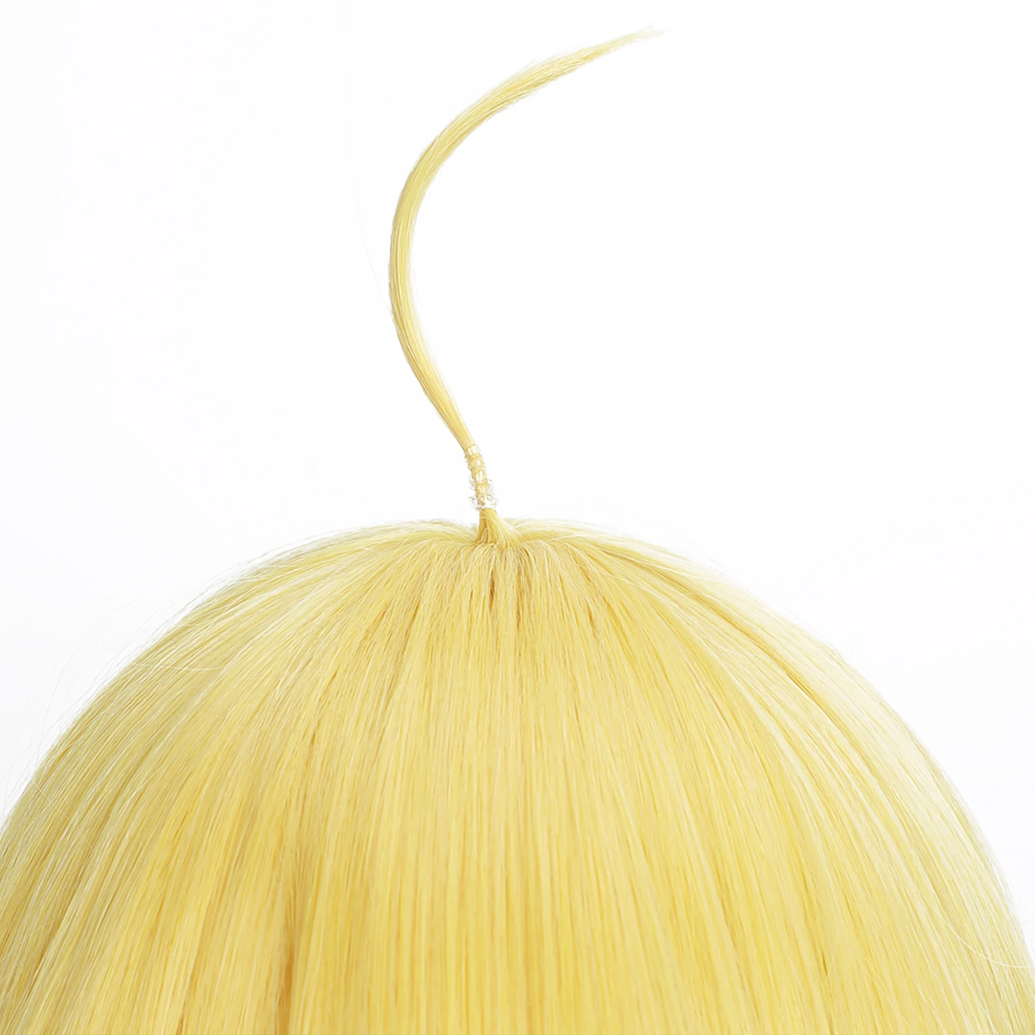 Cosplay Wig Fairy Tail Anime Wig Wendy Marvell Anime Game Role-Play Wig Yellow Female Long Wavy Synthetic Wig with Wigcap