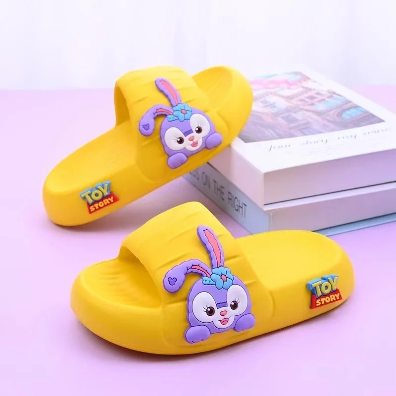 Новинка 2023 года, летние детские спортивные игрушки StellaLou, черные, белые, желтые, розовые, модные детские тапочки для девочек и мальчиков