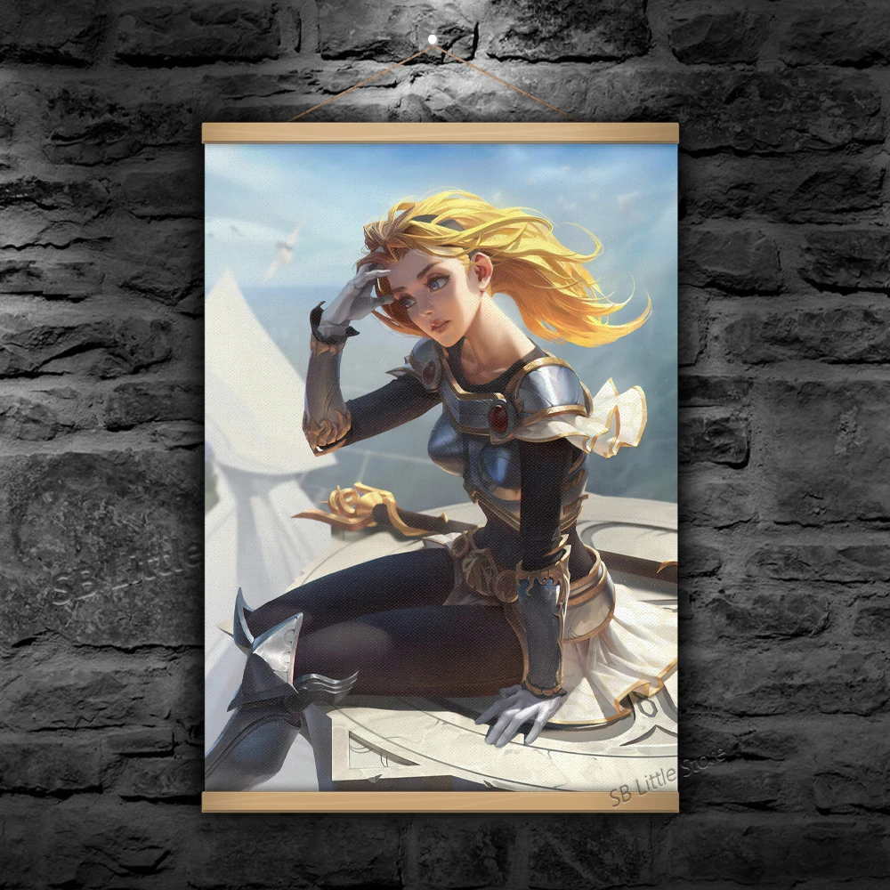 

Lux Character League Of Legends LOL Video Game Canvas Painting Poster Wall Gamer gaming room decor