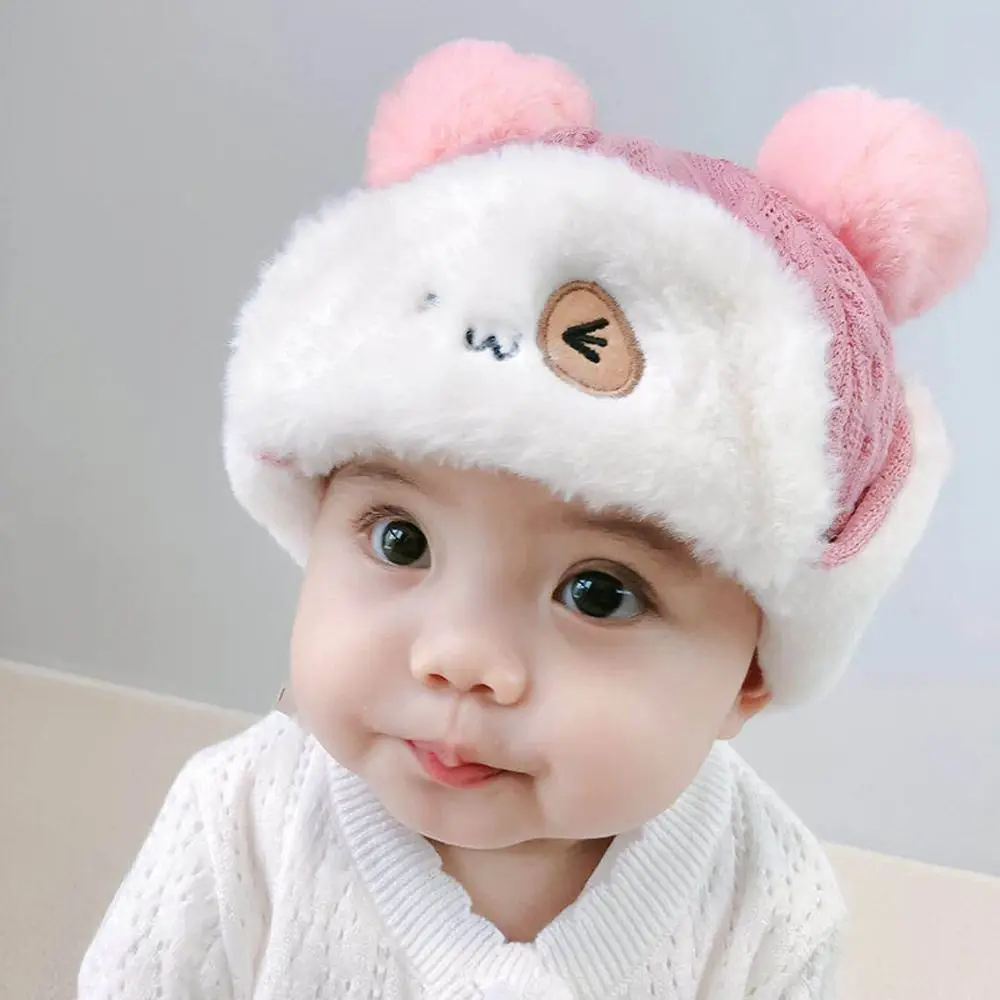 Convenient Cartoon Autumn Winter Lei Feng Cap Ear Protect Cap Plush Velvet Hat With Earmuffs