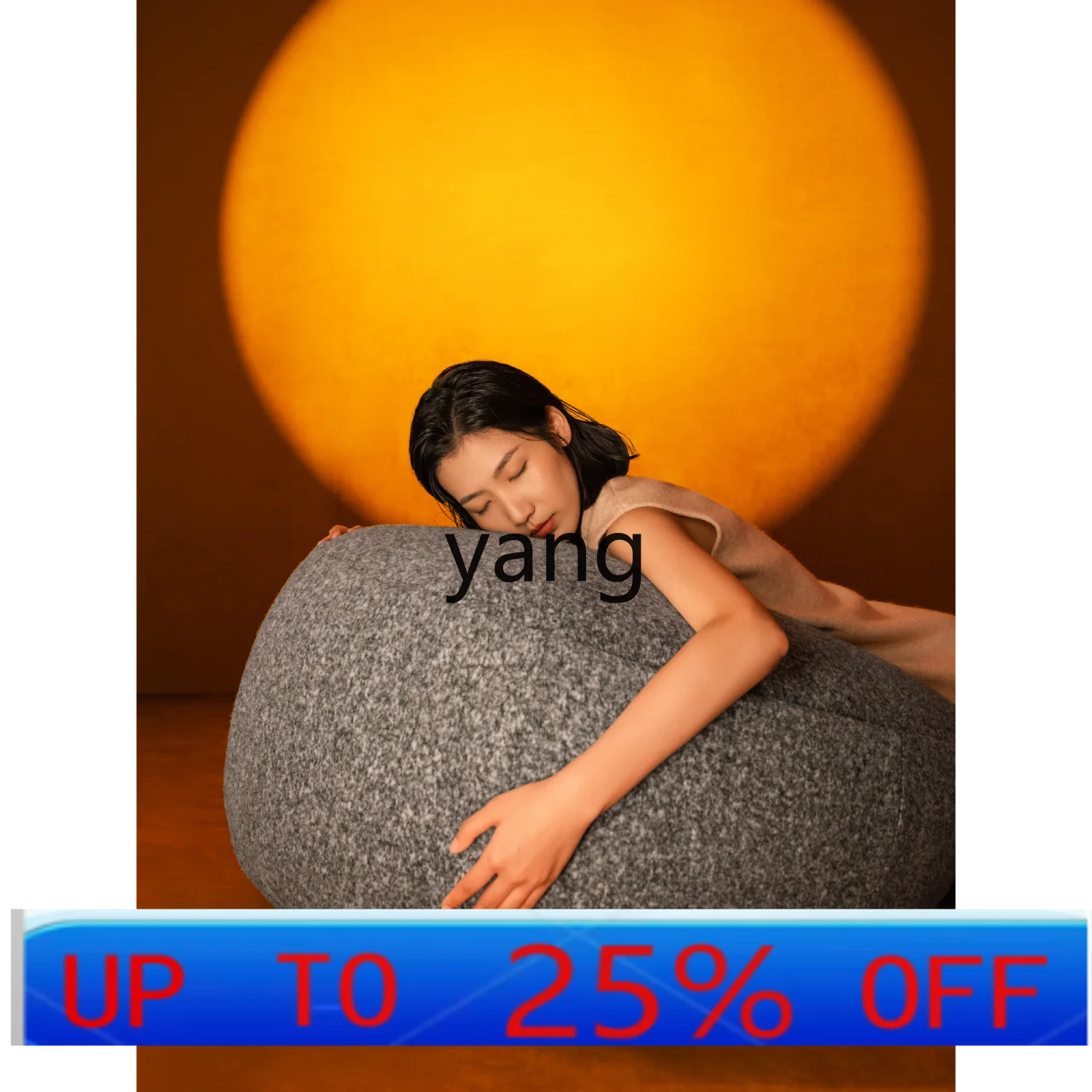 

YJQQ sofa stool balcony living room bedroom large pier futon can lie down