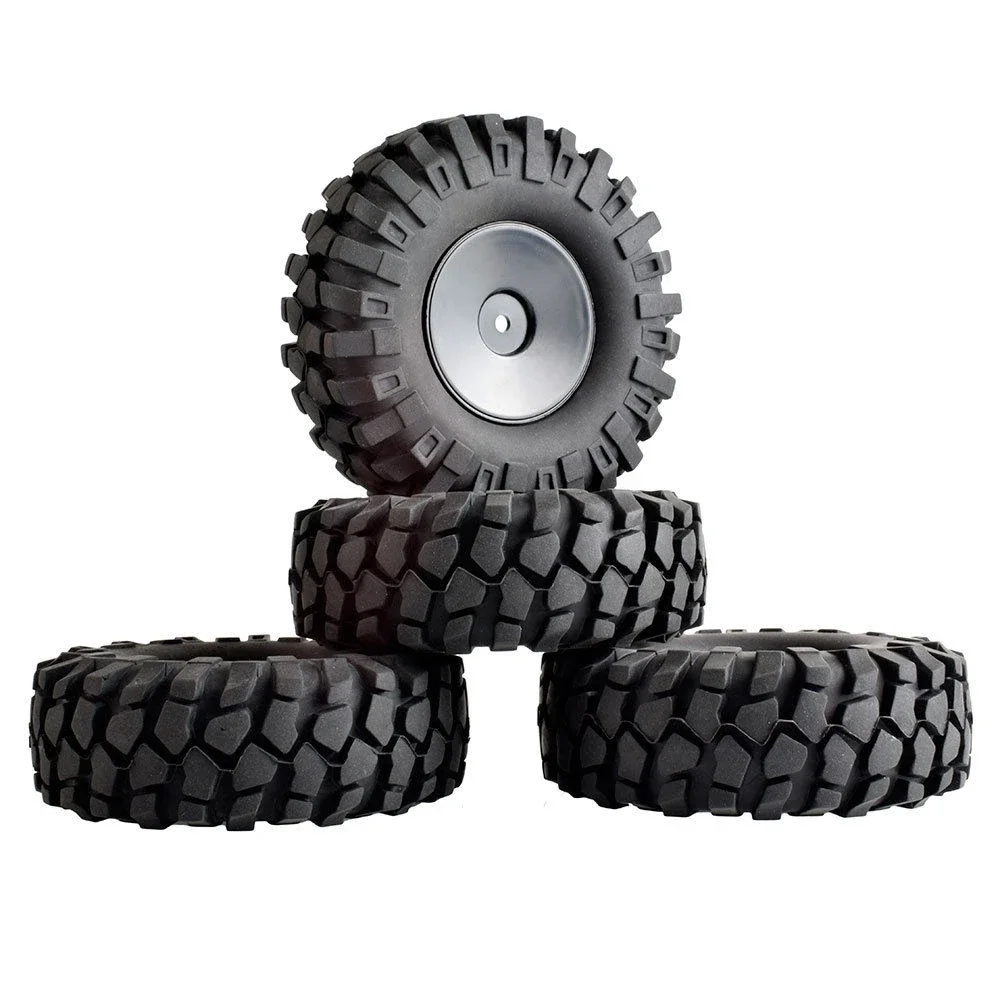 RC 9071-7006L Rubber  Tires 108mm & Wheel sets For RC 4WD Axial Rock Climbing