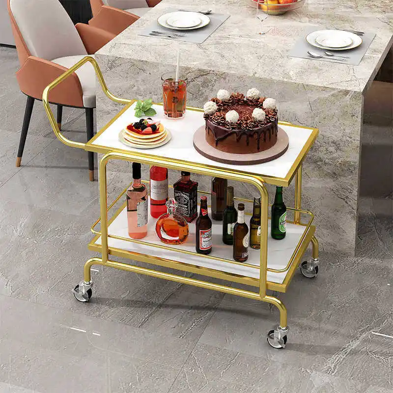 Hotel restaurant Large food delivery cart Wine cart Snack cart Multi-layer