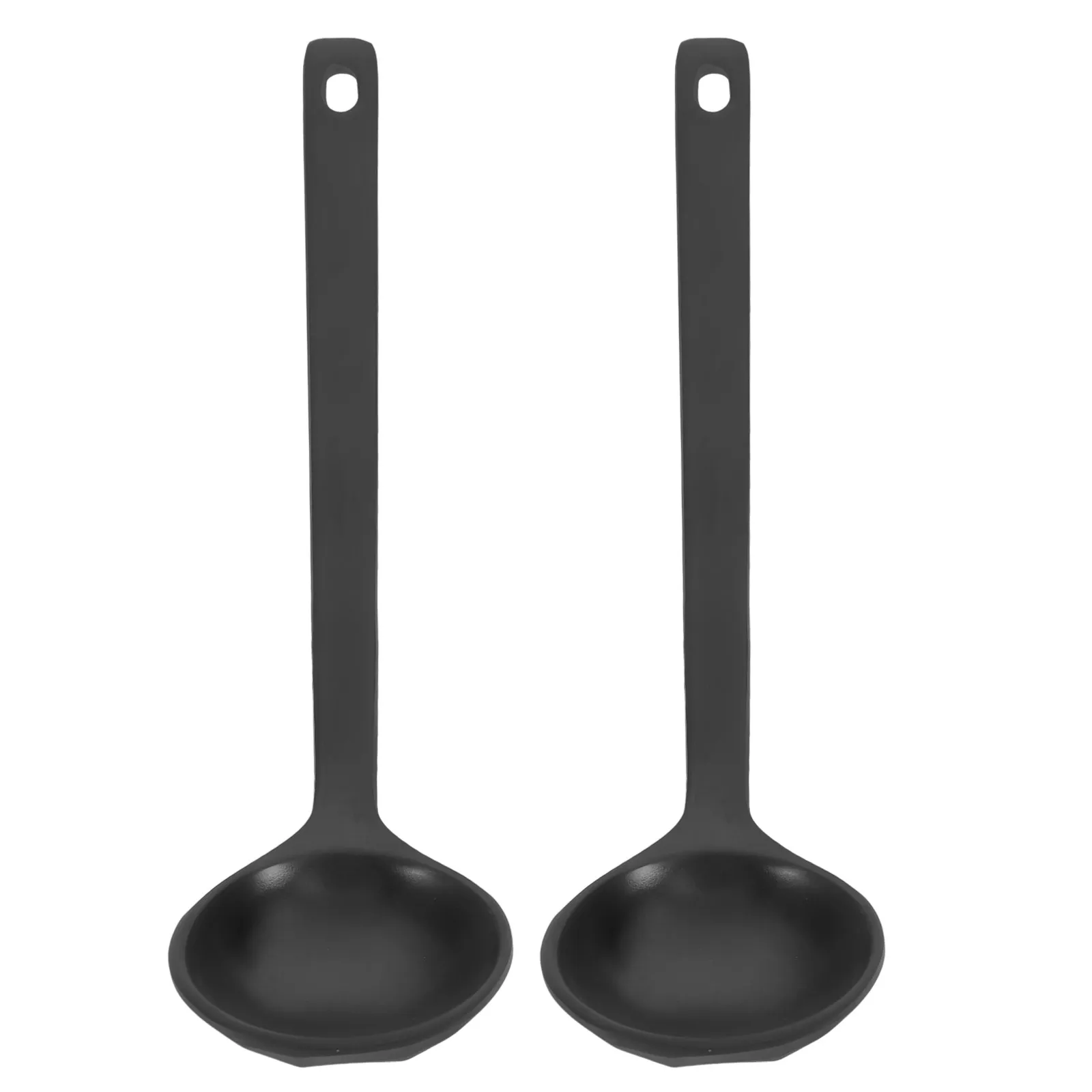 Cucharón de cocina grande, seguro y resistente, diseño ergonómico para servir sopa de Ramen, sopa asiática tradicional china y japonesa, 2 uds.