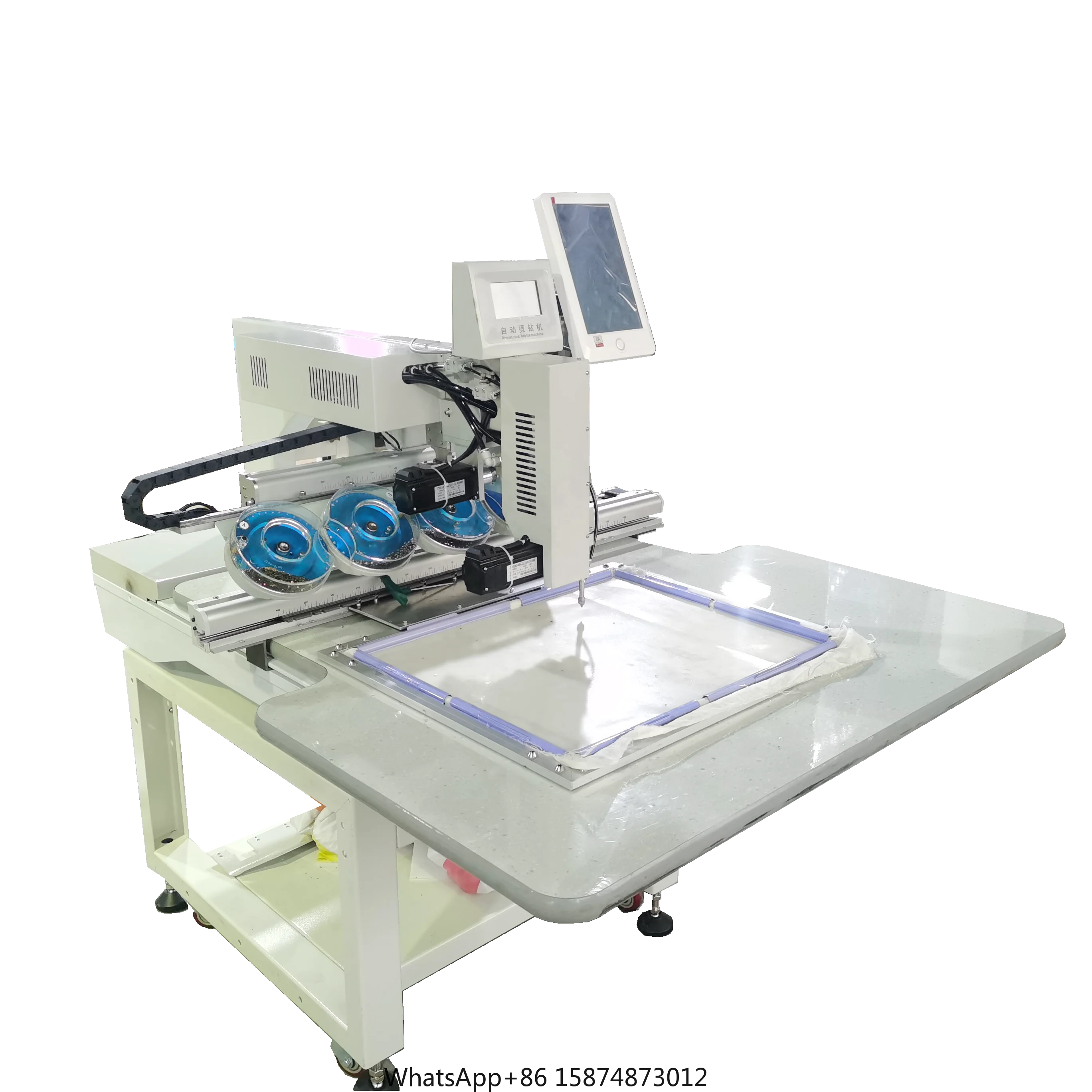 Automatische Strass Machine Ultrasone Hot Fix Strass Instelling Machine Overdracht Strass Motief Overdracht