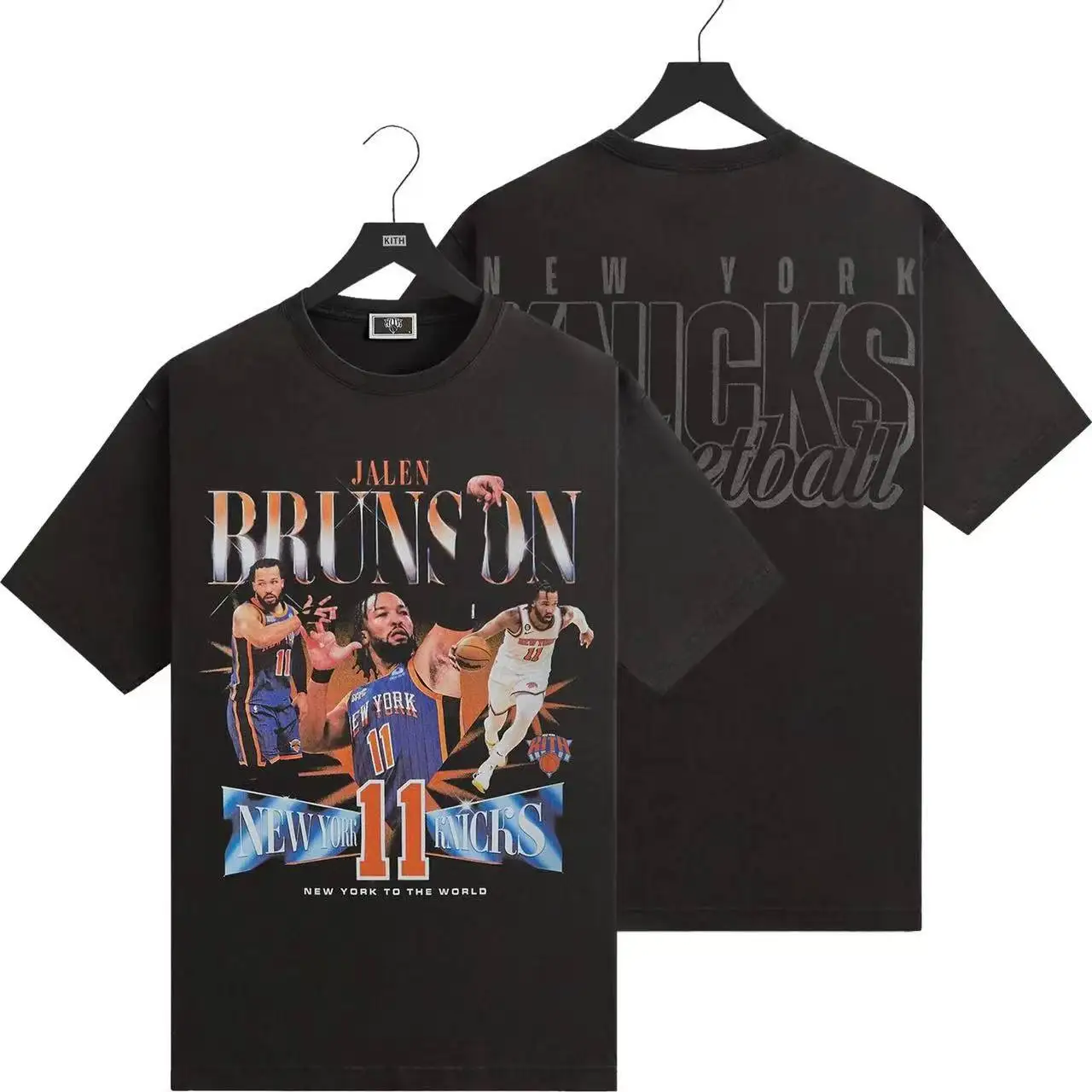 

Новая летняя футболка Kith for New York Kincks, модная брендовая баскетбольная футболка с принтом, классическая хлопковая футболка унисекс большого размера с круглым вырезом