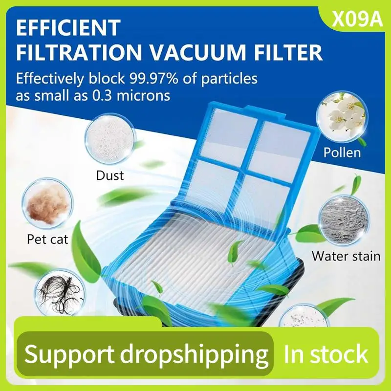 

X09A Roller Brush Vacuum Filters Set For Bissell 3930F Crosswave Omniforce Edge Cordless Wet Dry Vacuum Parts