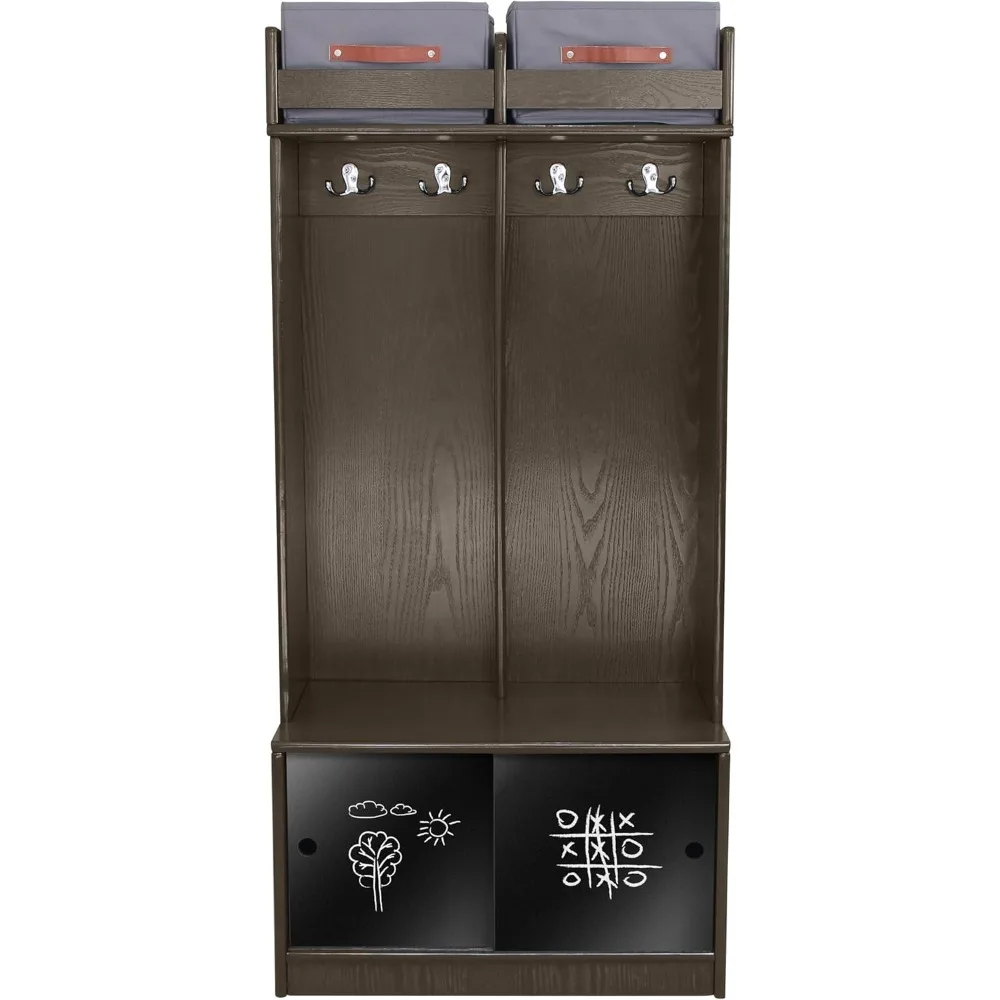 

Deluxe Cabinet Cubby Organizer, Learn 'N Store Wooden Classroom Cubbies Compartment Lockers for Storage of Toddlers and Kids Co