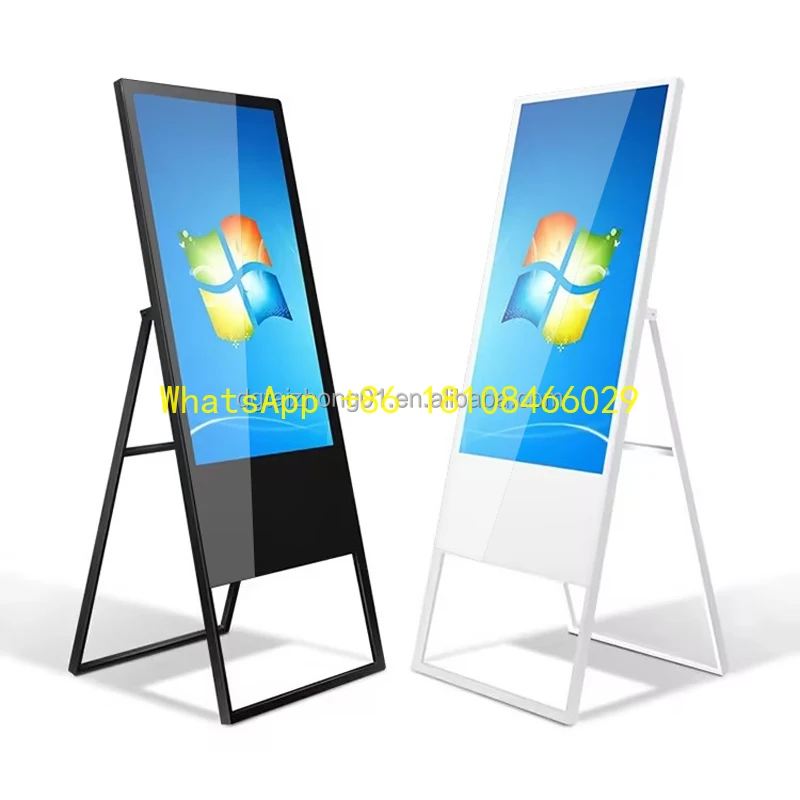 

for Restaurant Advertising Portable Display Solution High Quality Portable LCD Digital Signage Board Stand Poster Touch Screen