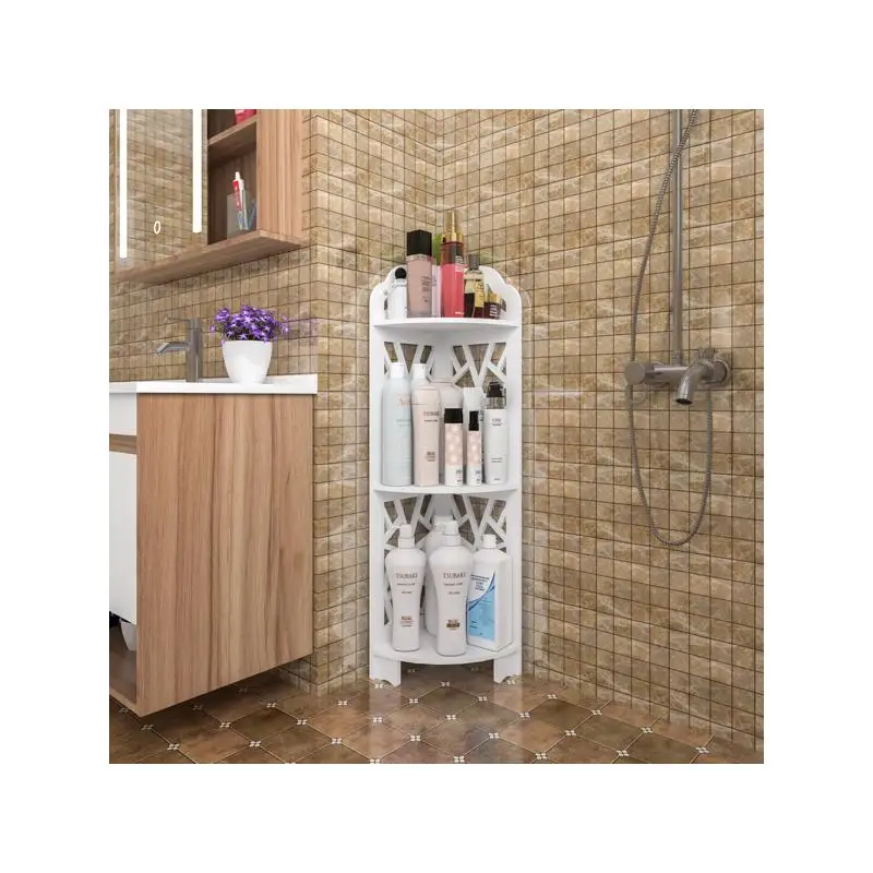 

3-Tier Corner Shower Shelf Waterproof for Bathroom Storage and Organization