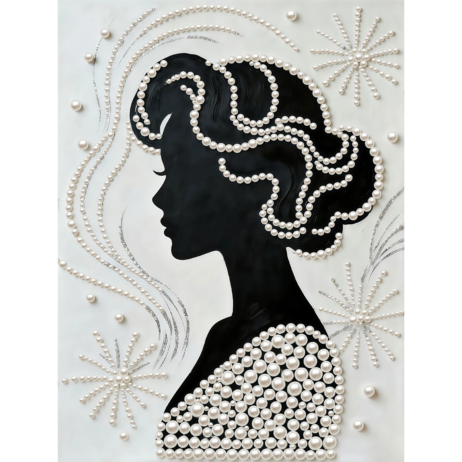 

Набор для рисования жемчужными бусинами своими руками с рамкой 11.81x15.75 дюймов, картины из жемчужных бусин, художественные поделки для взрослых и начинающих, декор для дома и стен