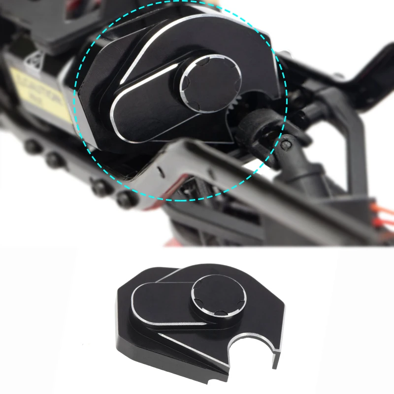 

1/24 Simulation Model Car Accessories Axial SCX24 90081 Metal Gearbox Housing, Aluminum Alloy Gearbox Gear Cover