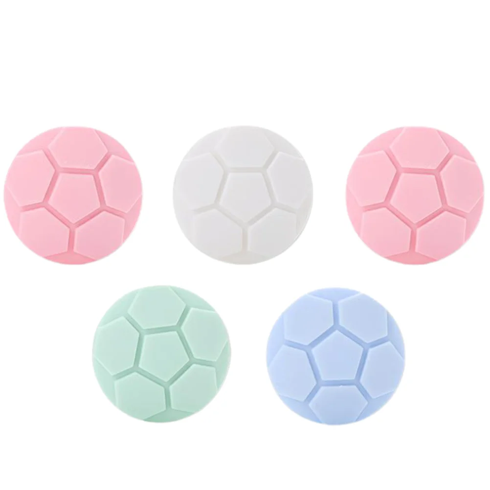 5 Pcs Anti-collision Stickers for Refrigerator Door Knob Muffler Pads Stopper Washer Silica Gel Silicone Protective Bumper