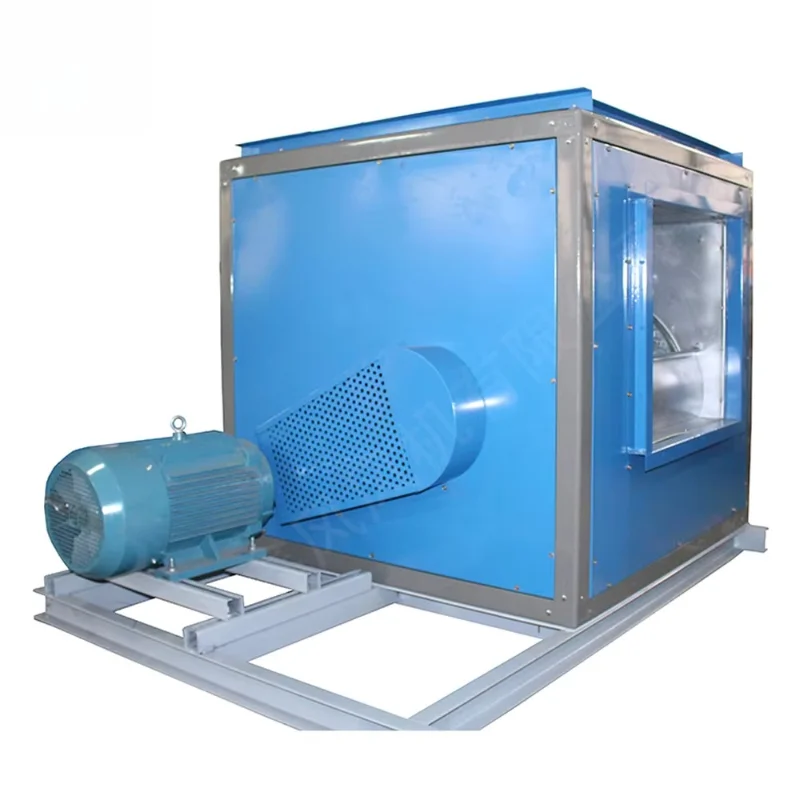 

High quality carbon steel intake air duct cabinet box type kitchen exhaust fume hood centrifugal fan